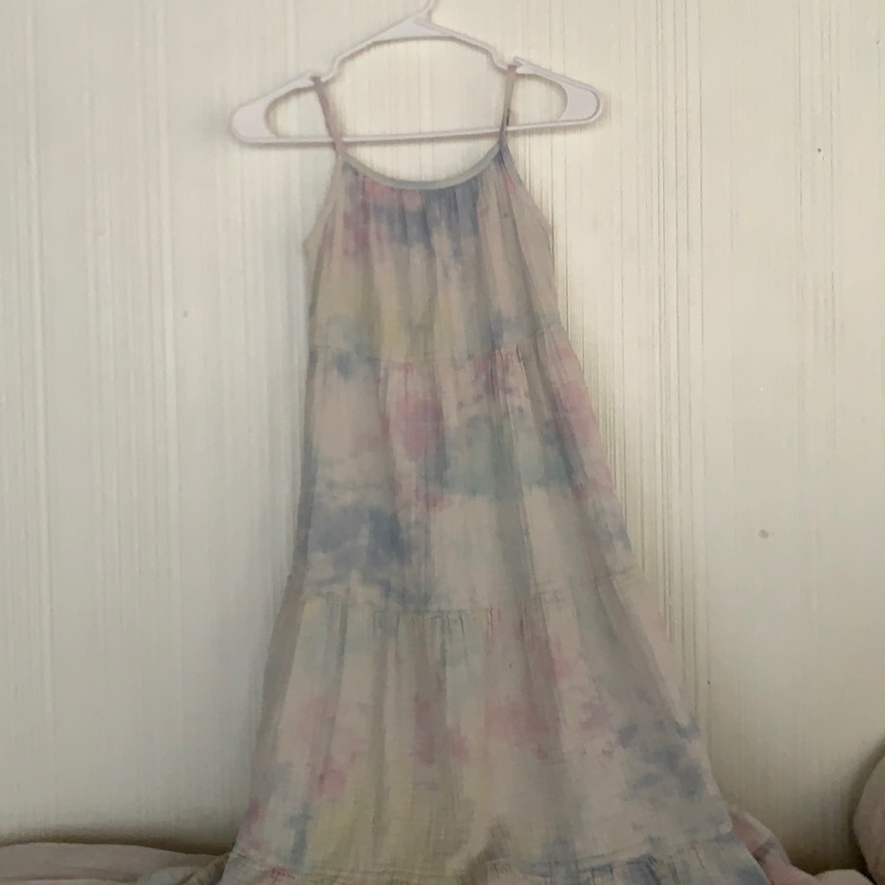 cat and jack, pastel tie-diy dress